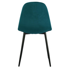Lot de 4 tabourets Alcelio velours vert