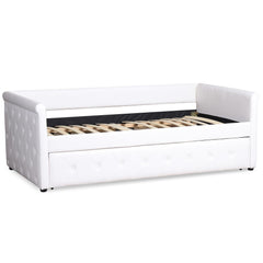 Lit gigogne Anitte blanc simple