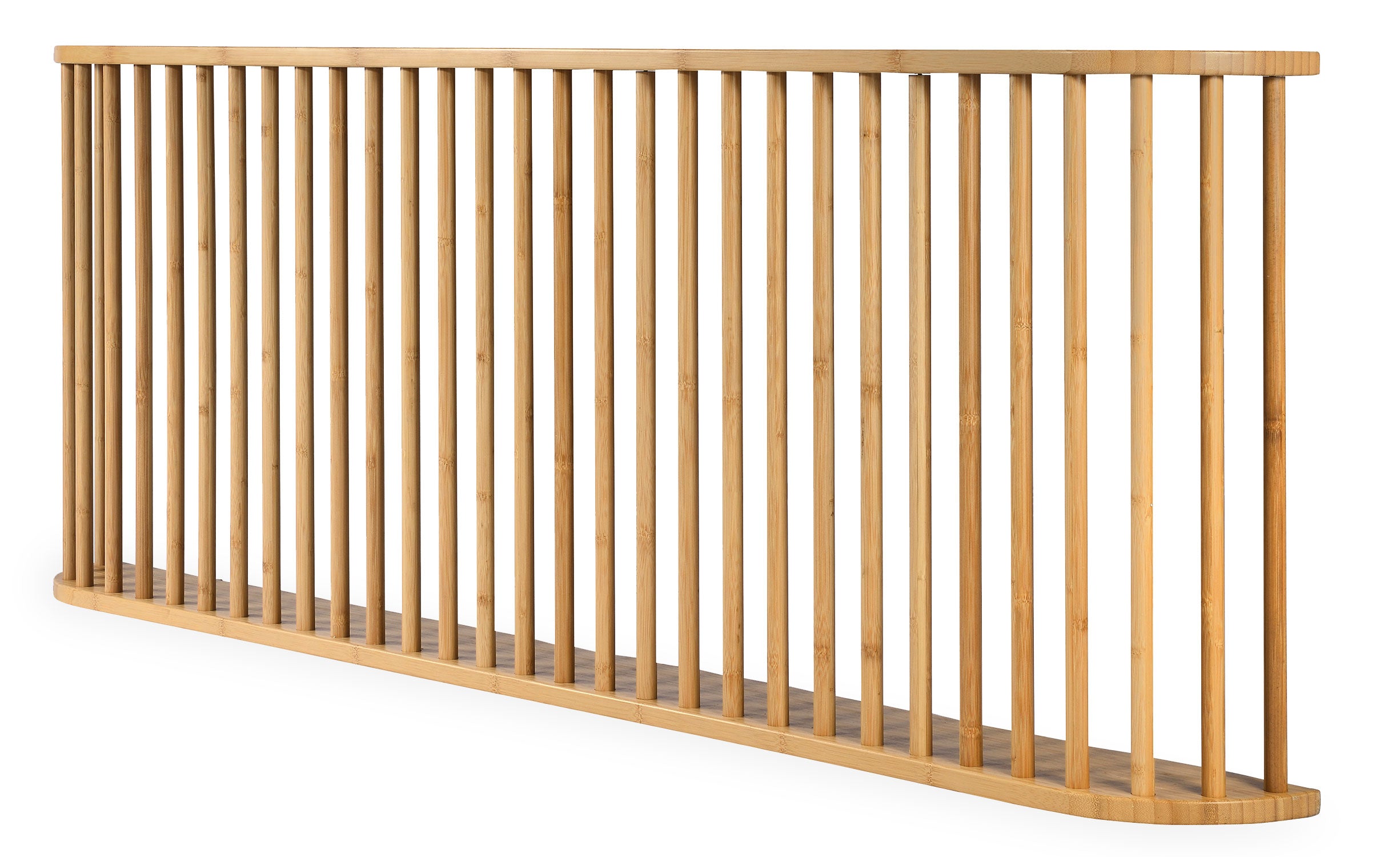 Tête de lit basse à barreaux spéciale futon Gariong L160cm Bambou