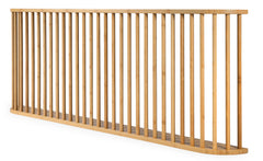 Tête de lit basse à barreaux spéciale futon Gariong L160cm Bambou