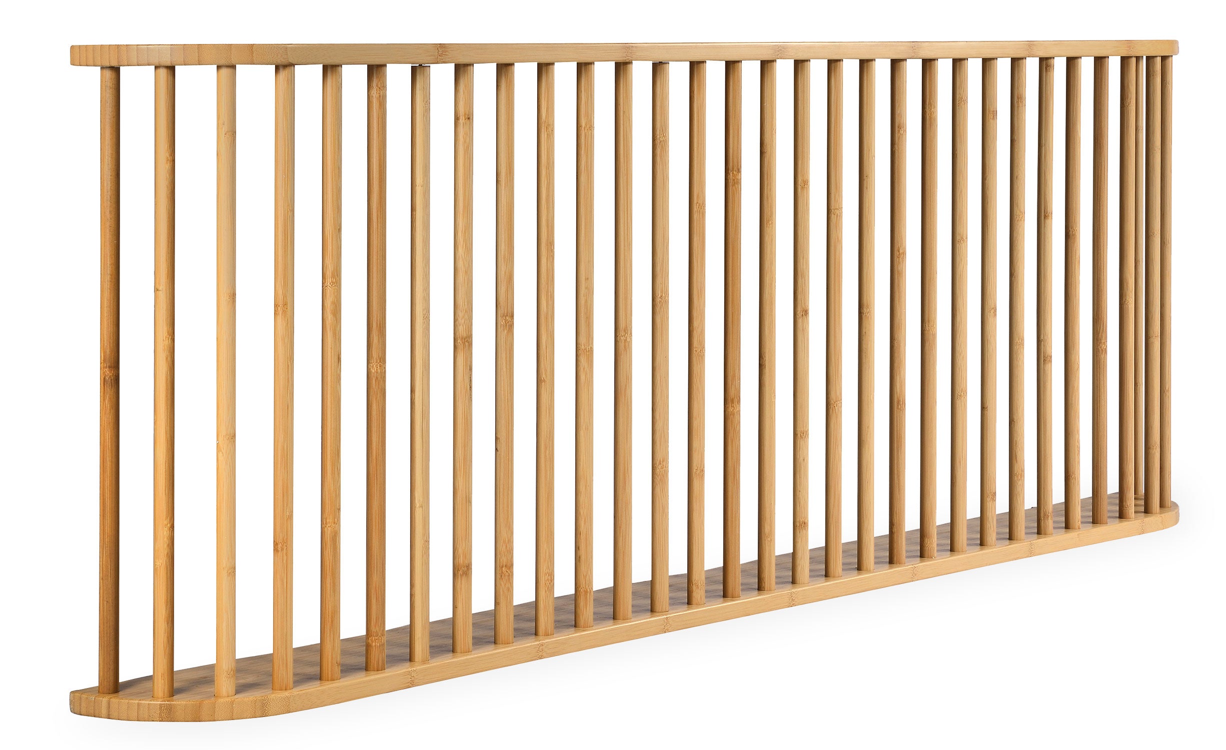 Tête de lit basse à barreaux spéciale futon Gariong L160cm Bambou
