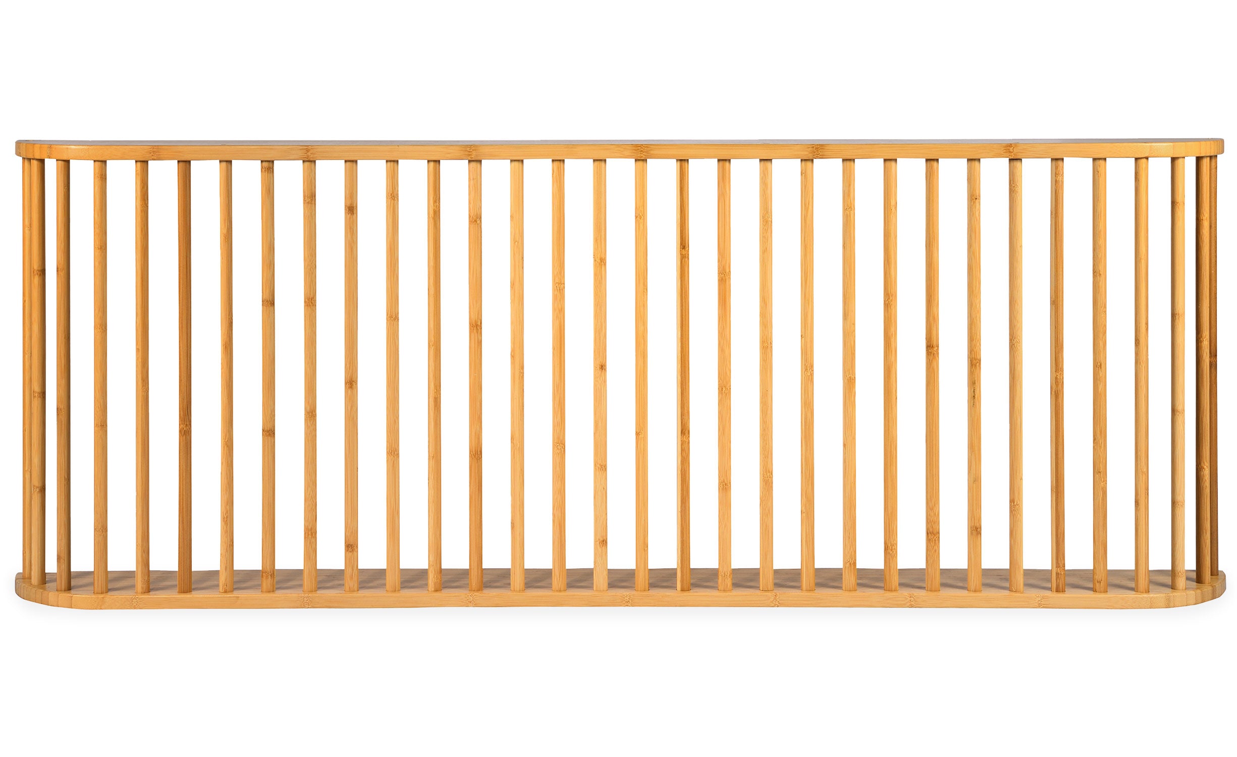 Tête de lit basse à barreaux spéciale futon Gariong L160cm Bambou