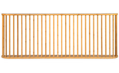 Tête de lit basse à barreaux spéciale futon Gariong L160cm Bambou