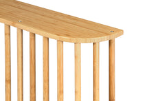 Tête de lit basse à barreaux spéciale futon Gariong L160cm Bambou