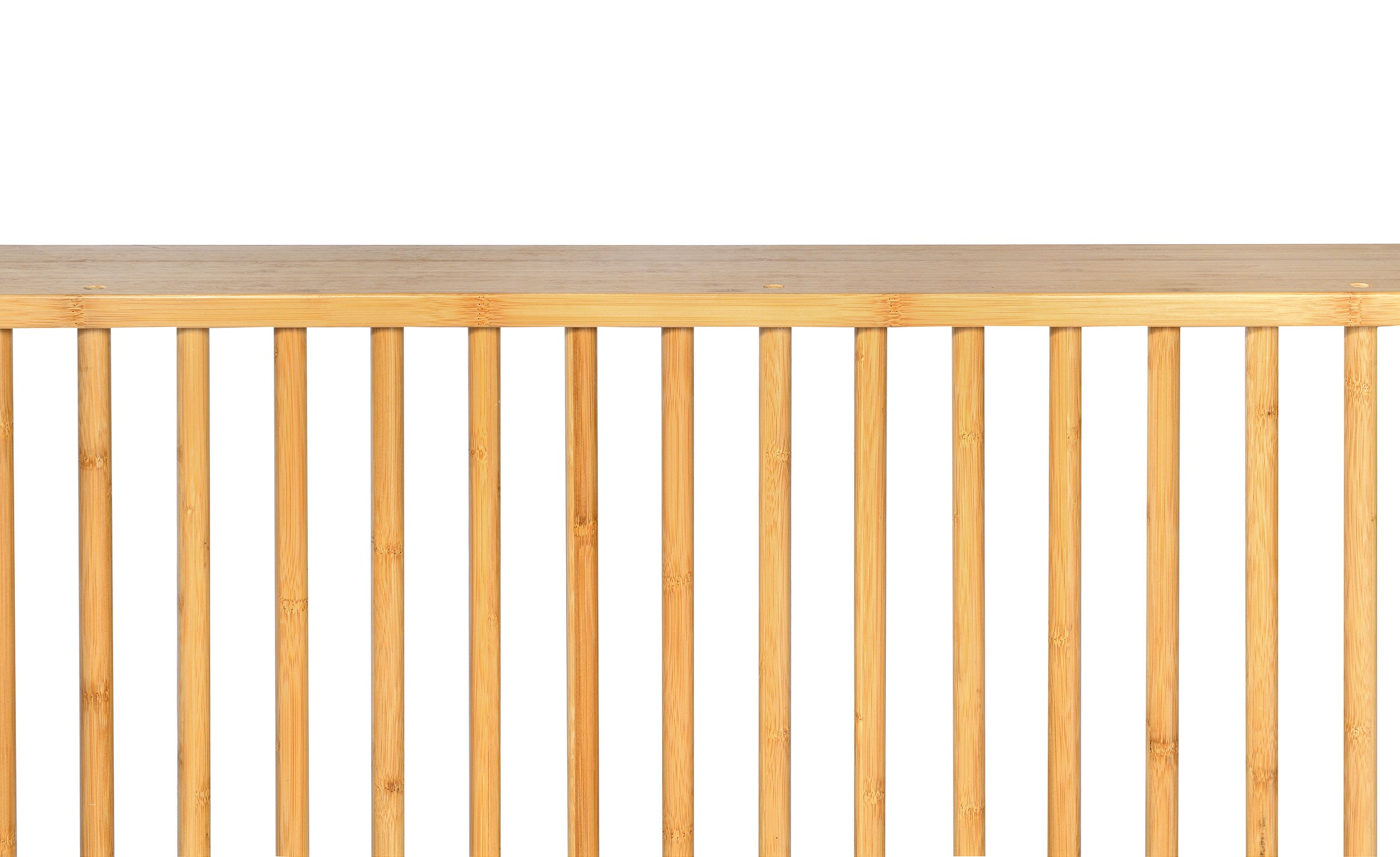 Tête de lit basse à barreaux spéciale futon Gariong L160cm Bambou