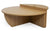 Ensemble de 2 tables basses en chêne clair bois noisette