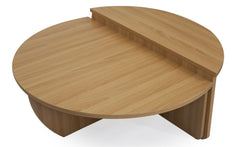 Set de 2 tables basses design Glowik Chêne clair