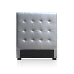 Tête de lit 90cm Adelle argent