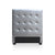 Tête de lit 90cm Adelle argent