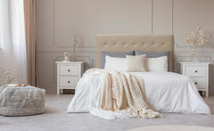 Tête de lit Adelle taupe 160 cm