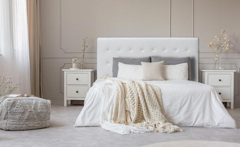 Cabecero Adelle de 180 cm blanco