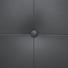 Tête de lit capitonnée pour lit au sommier de taille standard 180cm Luxor Gris