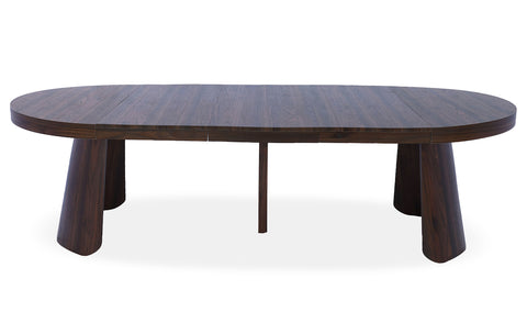 Table ronde extensible Henriette Bois noisette