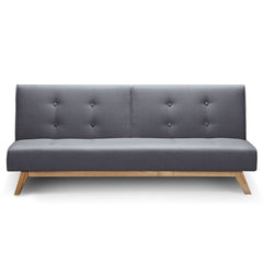 Canapé scandinave convertible gris foncé