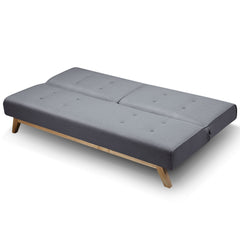 Canapé scandinave convertible gris foncé