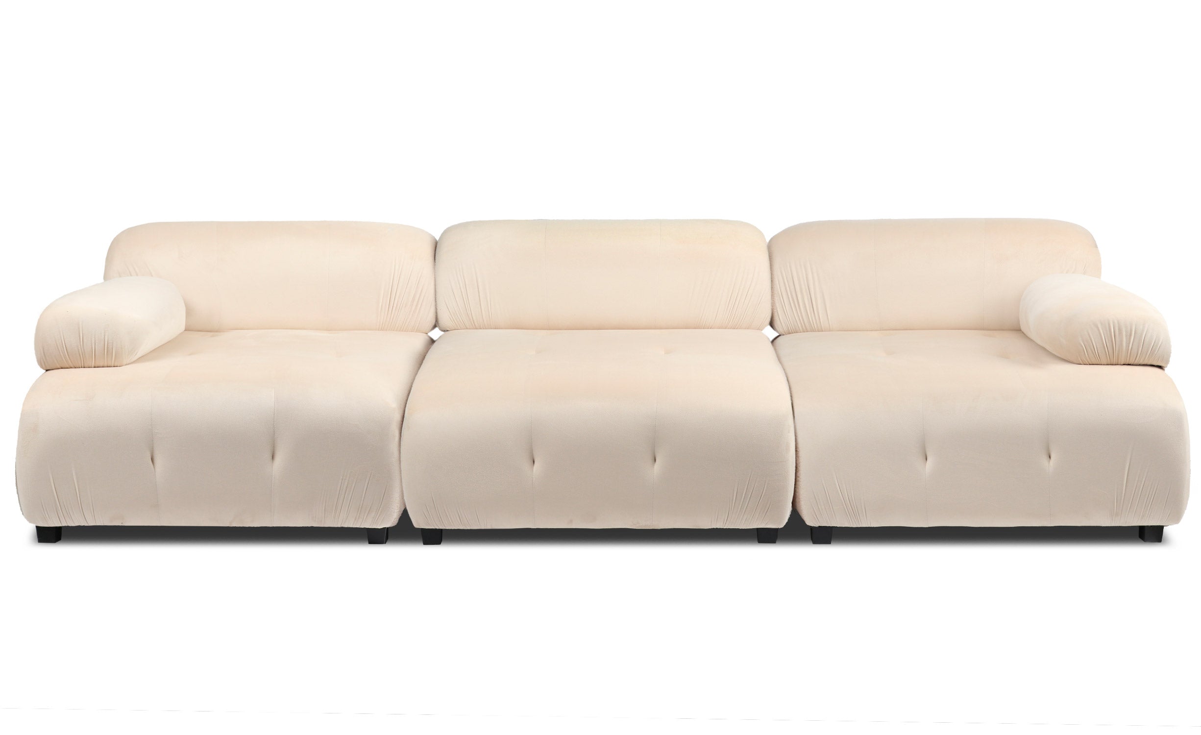 Canapé design modulable Hollywood Velours Beige