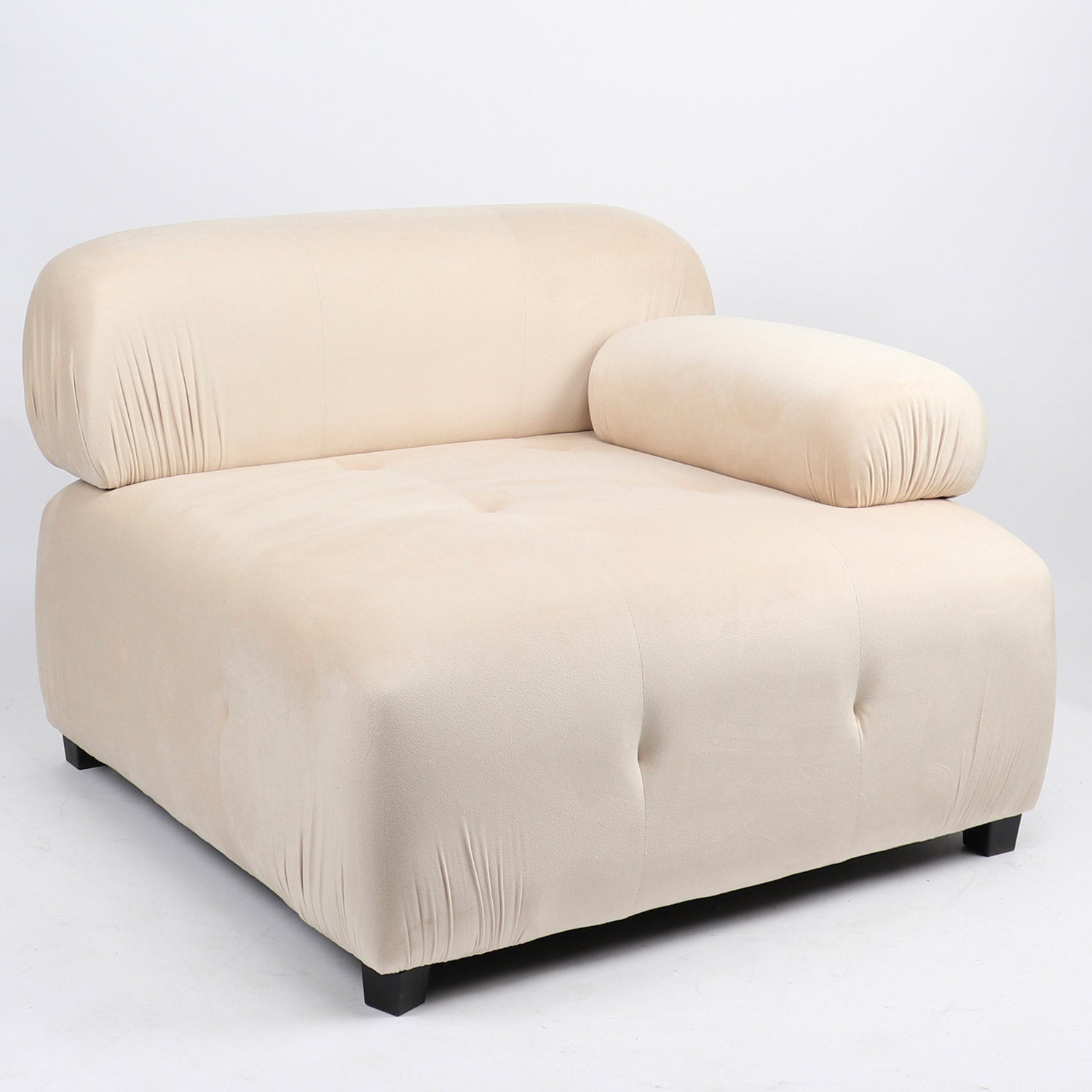 Canapé design modulable Hollywood Velours Beige