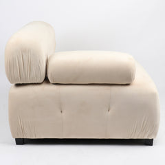 Canapé design modulable Hollywood Velours Beige