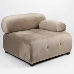 Canapé design modulable Hollywood Velours Taupe