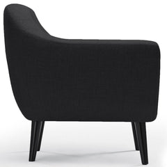Fauteuil Fidelio Tissu Noir