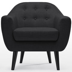 Fauteuil Fidelio Tissu Noir
