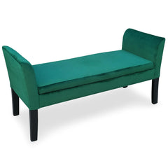 Banquette-coffre Idor Velours Vert