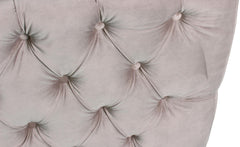 Canapé Ashile 3 places velours taupe