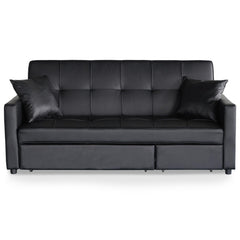 Canapé convertible 3 places Julieta Noir