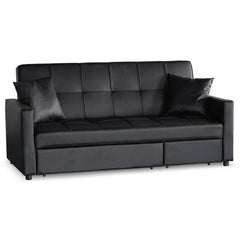 Canapé convertible 3 places Julieta Noir