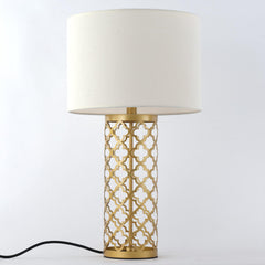 Lampe de table Tunis Métal Or