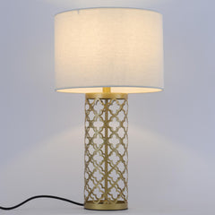 Lampe de table Tunis Métal Or