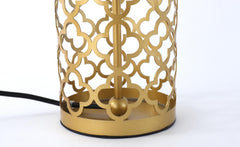 Lampe de table Tunis Métal Or
