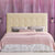 Tête de lit en velours Adelle 160 cm beige