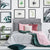 Tête de lit Amistar velours argent 160 cm