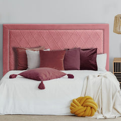 Tête de lit Meghan 160cm Velours Rose