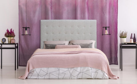 Tête de lit Adelle 140 cm en tissu beige