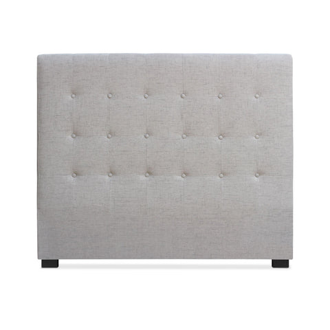 Tête de lit Adelle 140 cm en tissu beige