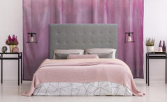 Tête de lit Adelle 140 cm tissu taupe