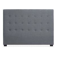 Tête de lit en tissu gris 160 cm