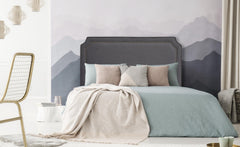 Tête de lit Adogio 180 cm tissu gris
