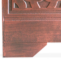Tête de lit en bois sculpté orientale Carrola 120cm finition cuivrée