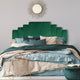 Tête de lit Avera 160 cm vert velours