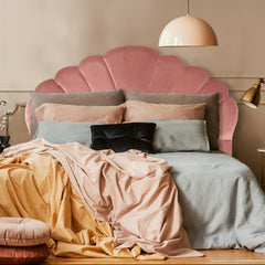 Tête de lit Mermaid 180 cm Velours Rose