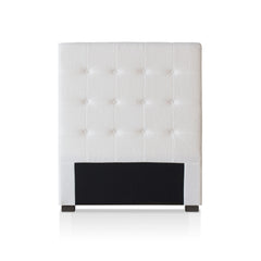 Tête de lit capitonnée Luxor 90cm Tissu bouclette Crème