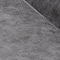 Fauteuil Bibe en tissu effet peau gris vintage