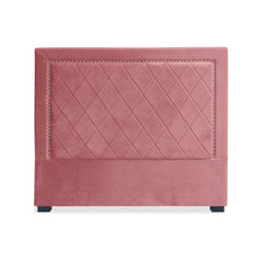 Tête de lit Amoli 140 cm velours rose