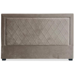 Tête de lit Amoli 180 cm velours taupe