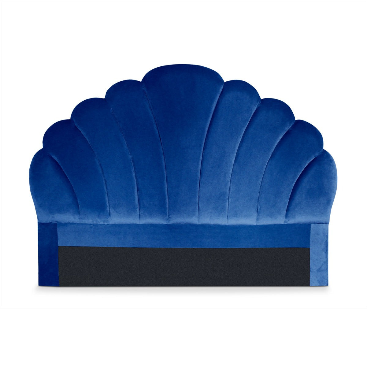 Tête de lit 140 cm Avia velours bleu