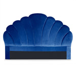 Tête de lit Avia 160 cm en velours bleu