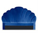 Tête de lit Avia 160 cm en velours bleu